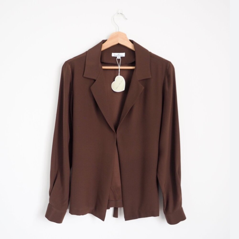 Mirror Palais Great Expectations Blouse in Brown - Picture 2 of 5